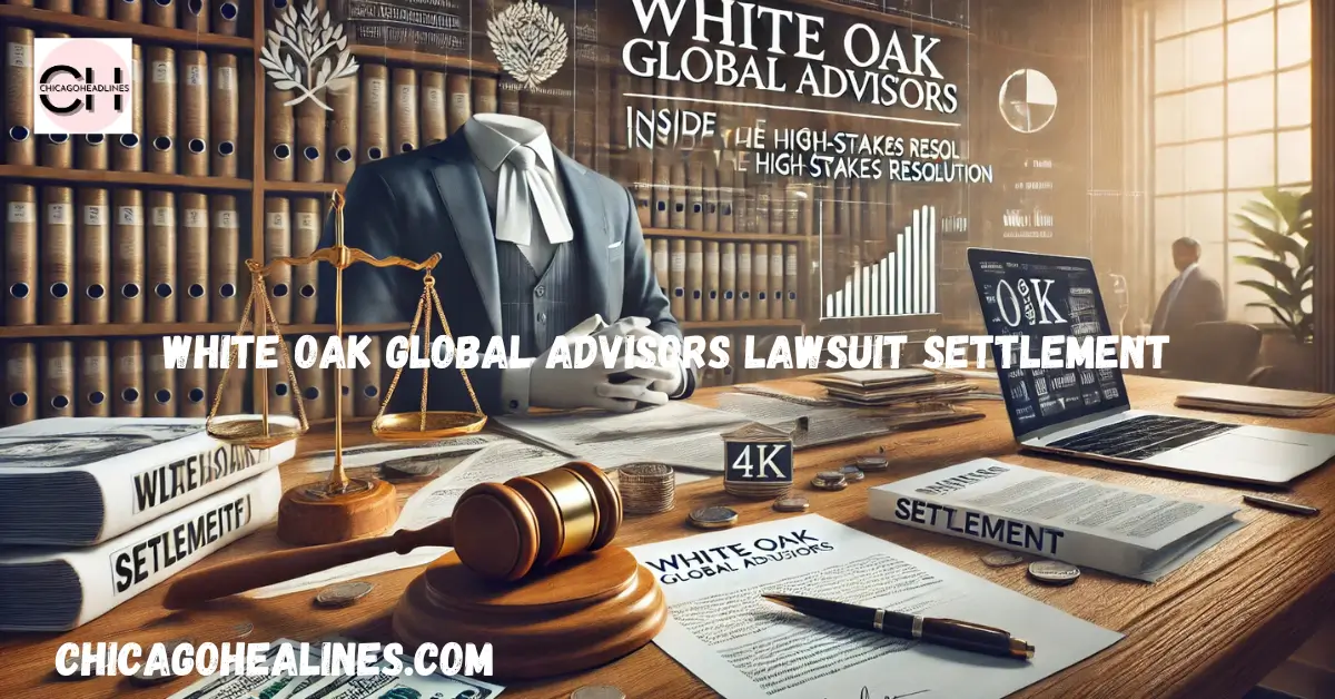 White Oak Global Advisors Lawsuit Settlement